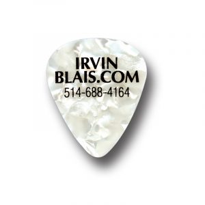 pic de guitare Irvin Blais